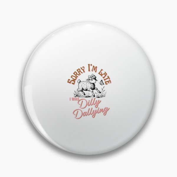 Item preview, Sorry I’m late i was dilly dallying, cute vintage lamb designed and sold by Phillipsalexan.