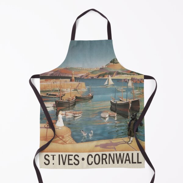 Item preview, St Ives Harbour Terrier Travel Poster designed and sold by CJChronicles.