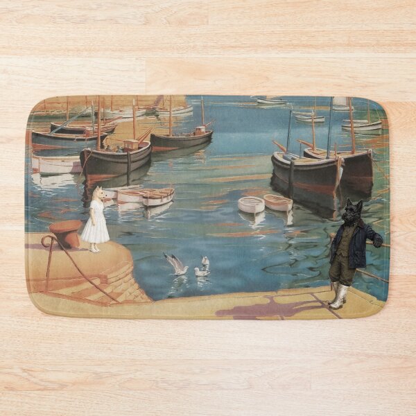Item preview, St Ives Harbour Terrier Travel Poster designed and sold by CJChronicles.
