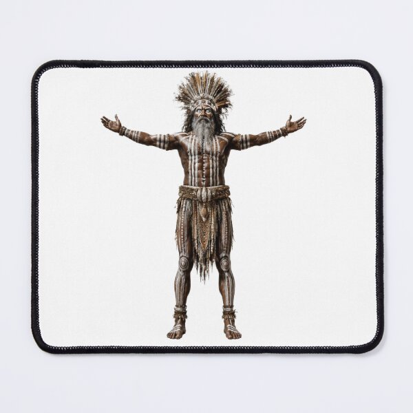 Item preview, Baiame Aboriginal God Sky Creation Wisdom Mythology Design designed and sold by The Dark Files.