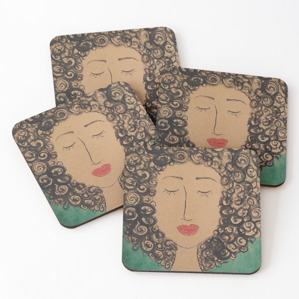 Item preview, Pitanga - Curly Hair Feminine Art designed and sold by Ca Pimentel.