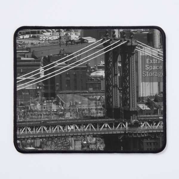 Item preview, Manhattan Bridge in black and white designed and sold by JaysUrbanLense.