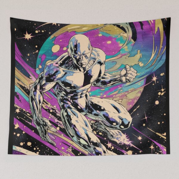 Item preview, Space Silver Rider Galaxy Hero  designed and sold by AnimeArsenalPrints.