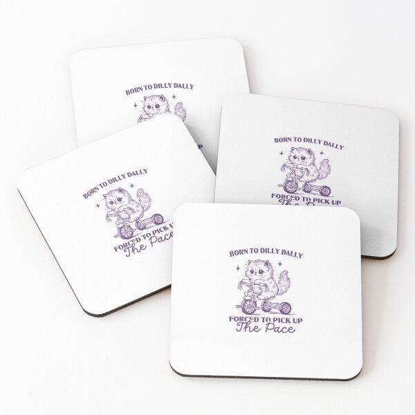 Item preview, Born To Dilly Dally Forced To Pick Up The Pace, Cute Funny Self Love Positive quote Sloth designed and sold by Phillipsalexan.