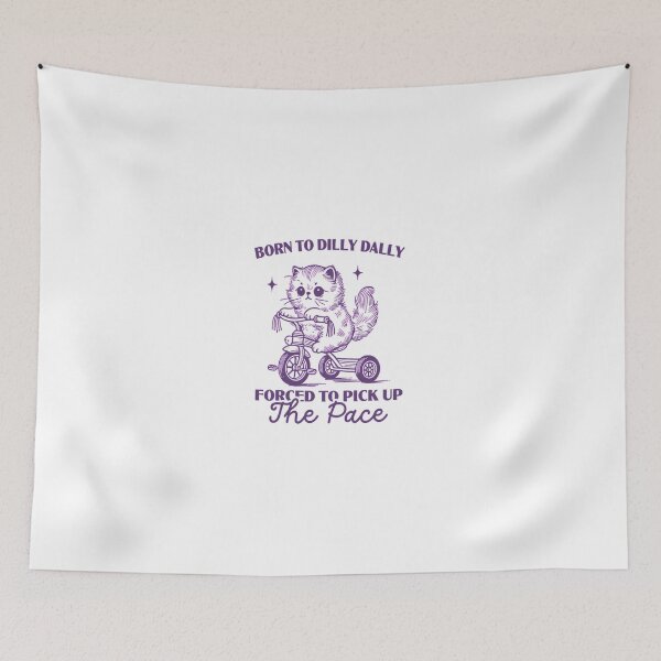 Item preview, Born To Dilly Dally Forced To Pick Up The Pace, Cute Funny Self Love Positive quote Sloth designed and sold by Phillipsalexan.