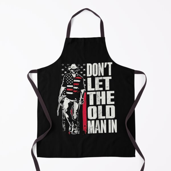 Item preview, Don’t Let The Old Man In Cowboy Patriotic Vintage American Flag Design designed and sold by Creative Spark.