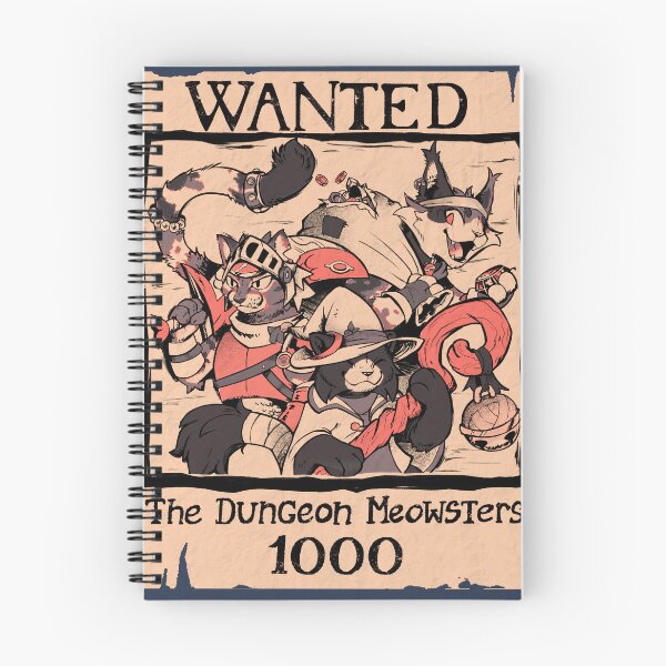 Item preview, The Dungeon Meowsters WANTED Alt. designed and sold by CupcyUpcy.