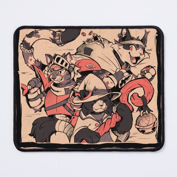 Item preview, The Dungeon Meowsters WANTED Alt. designed and sold by CupcyUpcy.