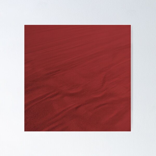 Item preview, Minimalist Crimson Red Sand Dunes | Rich Textured Desert Landscape Digital Art designed and sold by Midnight Veil Designs.