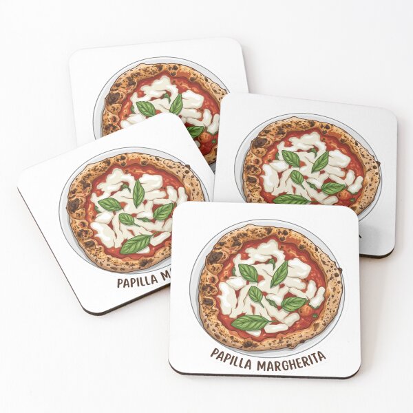 Item preview, Classic Italian Pizza Margherita Illustration designed and sold by rissershop.