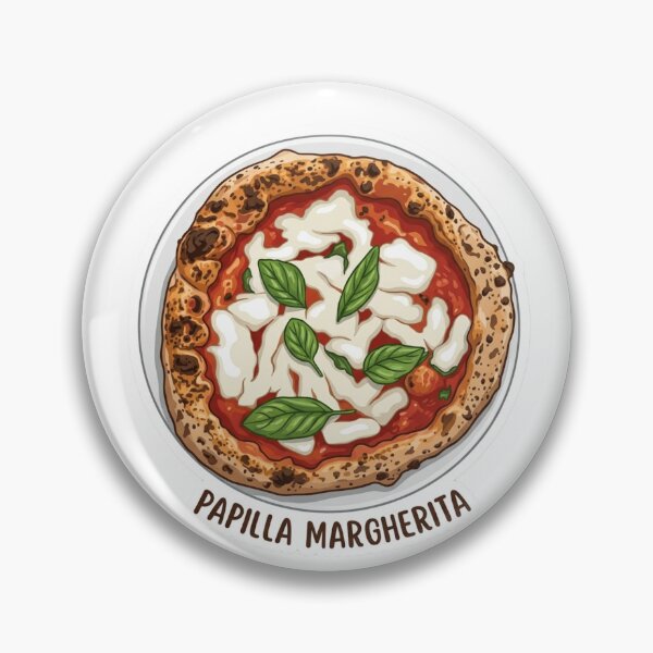 Item preview, Classic Italian Pizza Margherita Illustration designed and sold by rissershop.