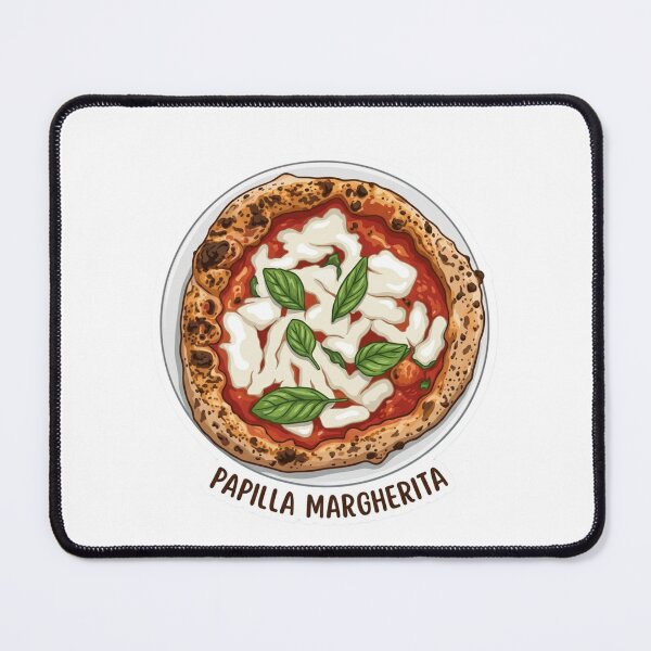 Item preview, Classic Italian Pizza Margherita Illustration designed and sold by rissershop.