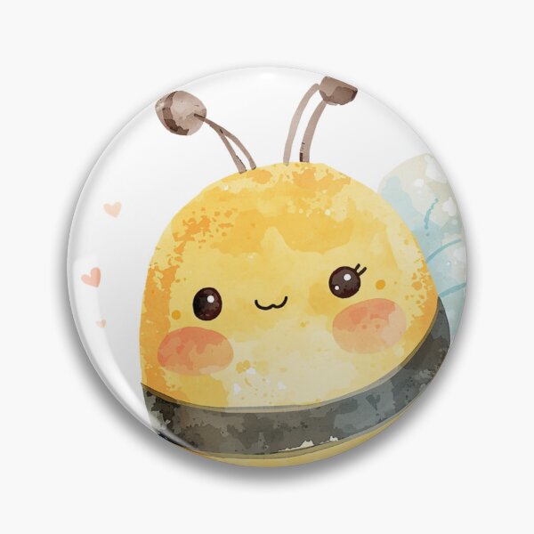 Item preview, Plump bee with little hearts designed and sold by MlleLAbeille.