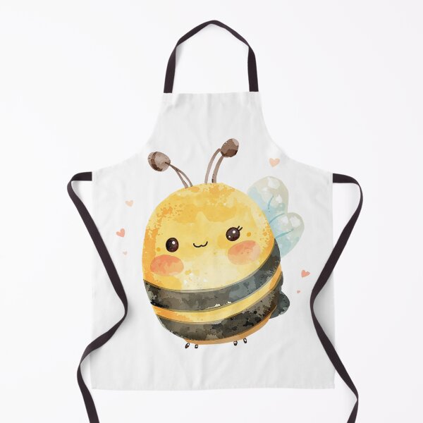 Item preview, Plump bee with little hearts designed and sold by MlleLAbeille.