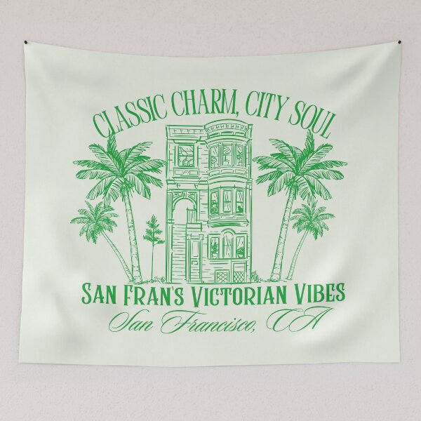 Item preview, Classic Charm City Soul San Francisco Victorian Vibes Travel designed and sold by SilverSeaBKK.