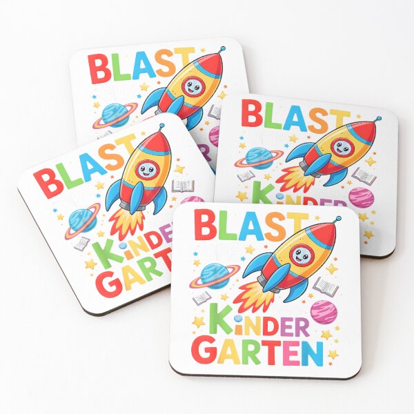 Item preview, Blast Off Into Kindergarten First Day Of Kinder Rocket T-Shirt designed and sold by gidget-gadget.
