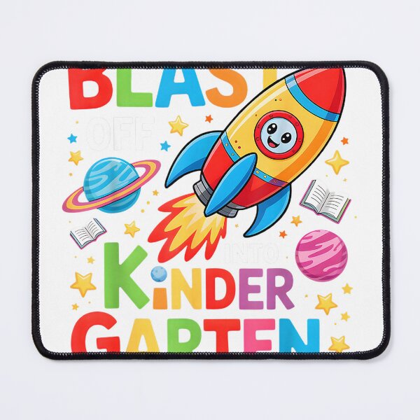Item preview, Blast Off Into Kindergarten First Day Of Kinder Rocket T-Shirt designed and sold by gidget-gadget.