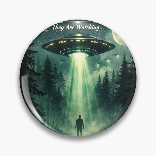 Item preview, UFO Sighting In The Woods.  designed and sold by NIGHT STATIC™.