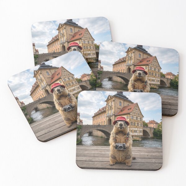 Item preview, Groundhog Tourist Visits Bamberg, Germany designed and sold by Tridentulus.