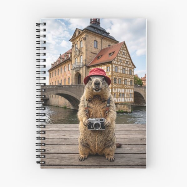 Item preview, Groundhog Tourist Visits Bamberg, Germany designed and sold by Tridentulus.