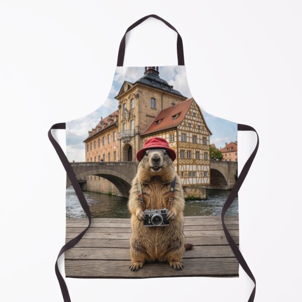 Item preview, Groundhog Tourist Visits Bamberg, Germany designed and sold by Tridentulus.
