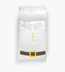 Pilgrim Boy Costume For Halloween and Thanksgiving Duvet Cover