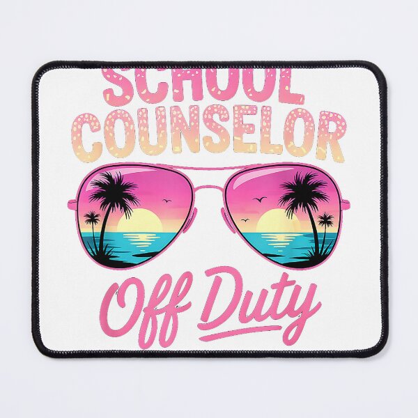 Item preview, Cute SCHOOL COUNSELOR OFF DUTY Vacation Mom Beach Trip Swim T-Shirt designed and sold by gidget-gadget.
