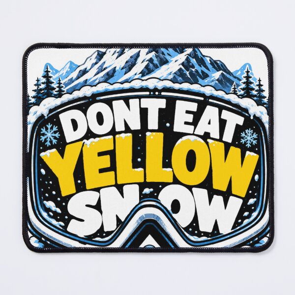 Item preview, Don’t Eat Yellow Snow Ski Goggles Sticker designed and sold by Snow N Surf Rider Society.