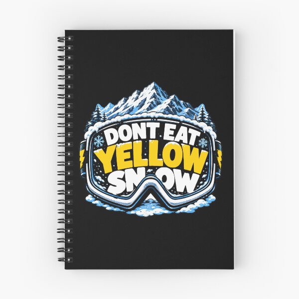 Item preview, Don’t Eat Yellow Snow Ski Goggles Sticker designed and sold by Snow N Surf Rider Society.