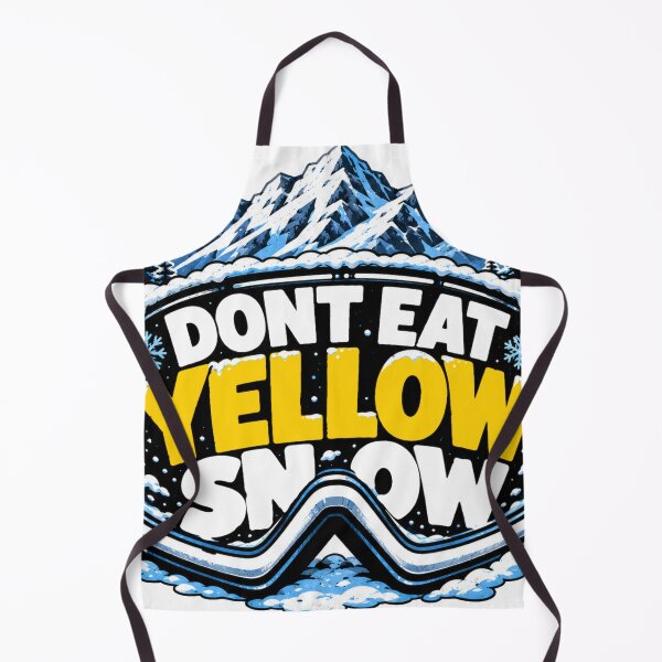 Item preview, Don’t Eat Yellow Snow Ski Goggles Sticker designed and sold by Snow N Surf Rider Society.