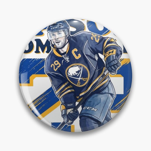 Item preview, Jason Pominville 29 Retro Buffalo Hockey Captain Art designed and sold by Thogan0416.
