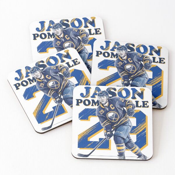Item preview, Jason Pominville 29 Retro Buffalo Hockey Captain Art designed and sold by Thogan0416.