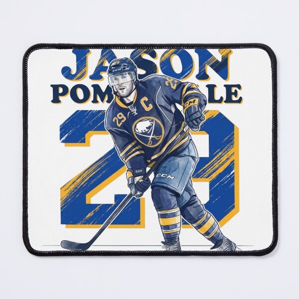 Item preview, Jason Pominville 29 Retro Buffalo Hockey Captain Art designed and sold by Thogan0416.