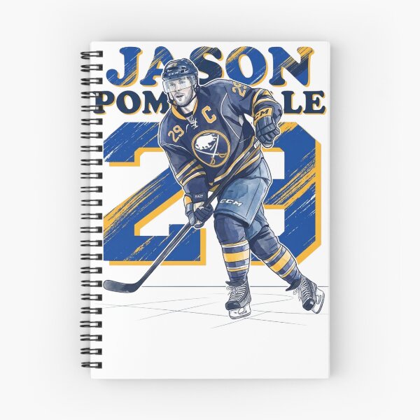 Item preview, Jason Pominville 29 Retro Buffalo Hockey Captain Art designed and sold by Thogan0416.