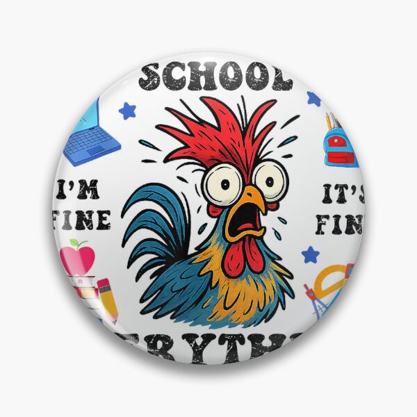 Item preview, Funny Last Day Of School 2025 I Survived Funny Chicken Kids T-Shirt designed and sold by gidget-gadget.