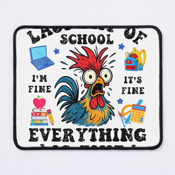 Item preview, Funny Last Day Of School 2025 I Survived Funny Chicken Kids T-Shirt designed and sold by gidget-gadget.