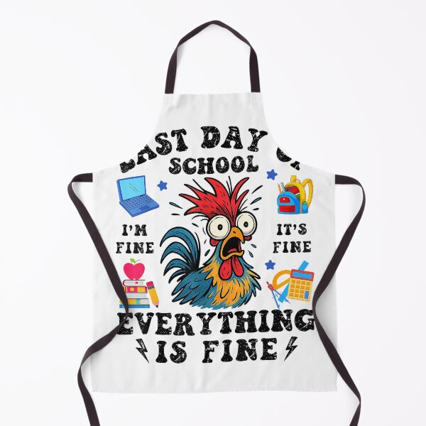 Item preview, Funny Last Day Of School 2025 I Survived Funny Chicken Kids T-Shirt designed and sold by gidget-gadget.