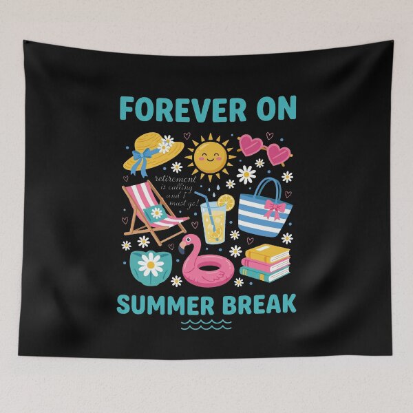 Item preview, Forever On Summer Break Retirement Vacation Retiree designed and sold by SofenArt.