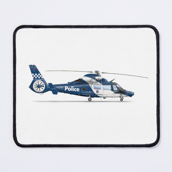 Item preview, AEROSPATIALE AS365N3 DAUPHIN 2 VH-PVD VICPOL 2016 designed and sold by Grubby Fingers Aircraft Illustration.