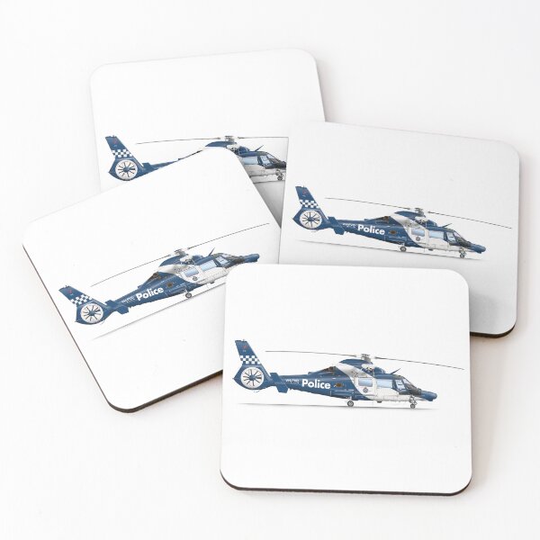 Item preview, AEROSPATIALE AS365N3 DAUPHIN 2 VH-PVD VICPOL 2016 designed and sold by Grubby Fingers Aircraft Illustration.