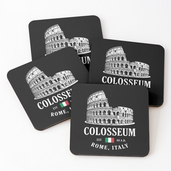 Item preview, Colosseum Est. 80 A.D. Rome, Italy Ancient Roman Landmark European Travel Souvenir designed and sold by SofenArt.