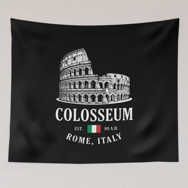 Item preview, Colosseum Est. 80 A.D. Rome, Italy Ancient Roman Landmark European Travel Souvenir designed and sold by SofenArt.