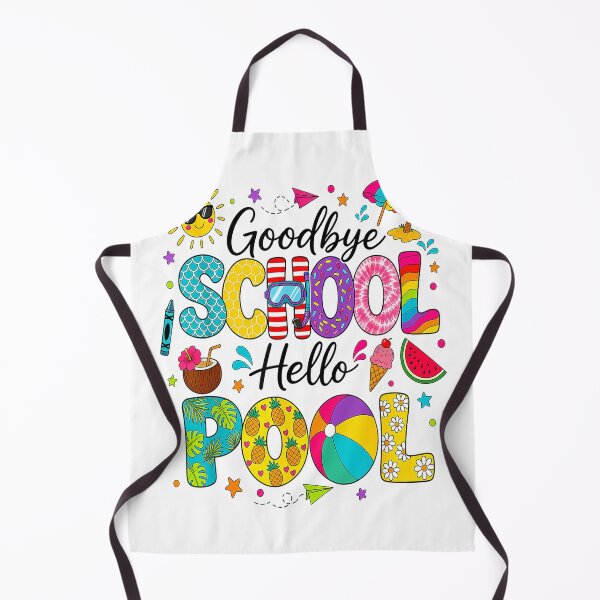 Item preview, Goodbye School Hello Pool Last Day of School Summer Vacation T-Shirt designed and sold by gidget-gadget.