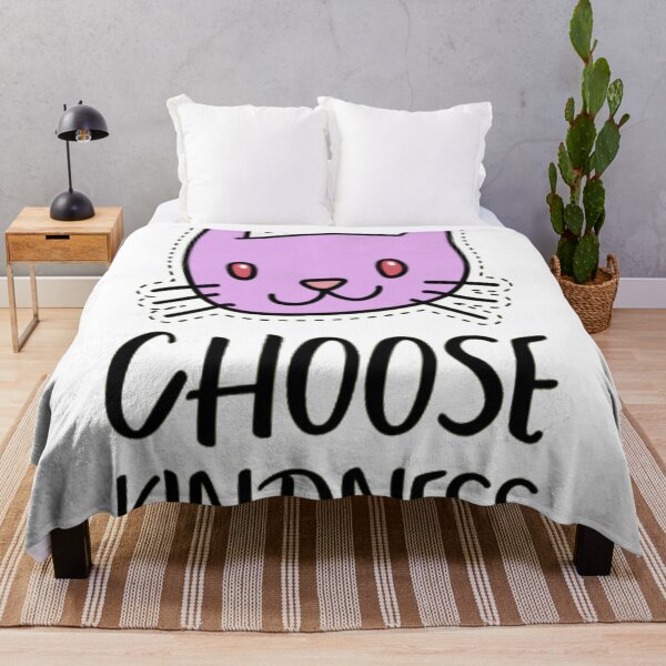 Item preview, Cute Pastel Cat Choose Kindness Sticker Design designed and sold by GenZFashion000.