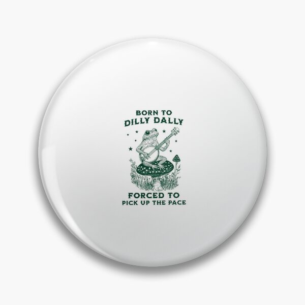 Item preview, Born to Dilly Dally Forced To Pick Up The Pace ~ Banjo Playing Frog designed and sold by Phillipsalexan.
