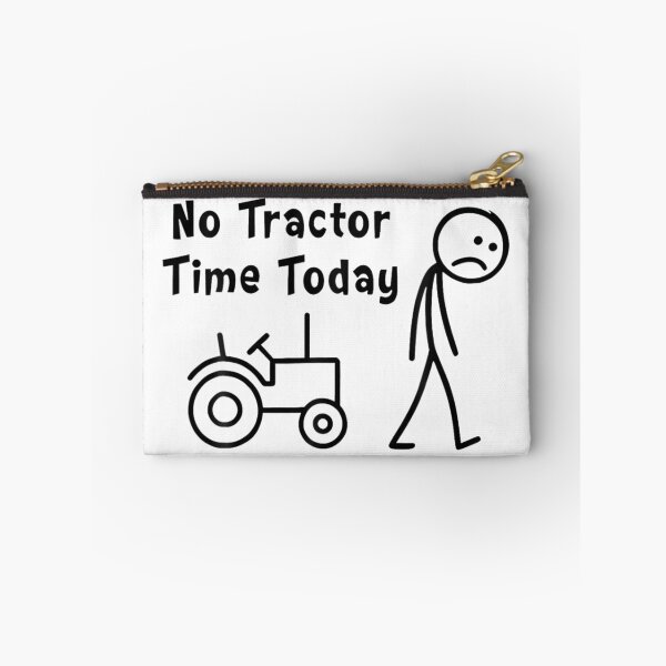 Item preview, No Tractor Time Today Funny Farmer Design (Black Version) designed and sold by Creative Spark.
