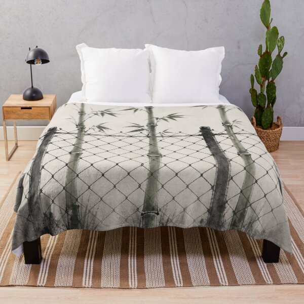 Item preview, Bamboo Through Wire Ink Wall Art designed and sold by oddpawstudio.