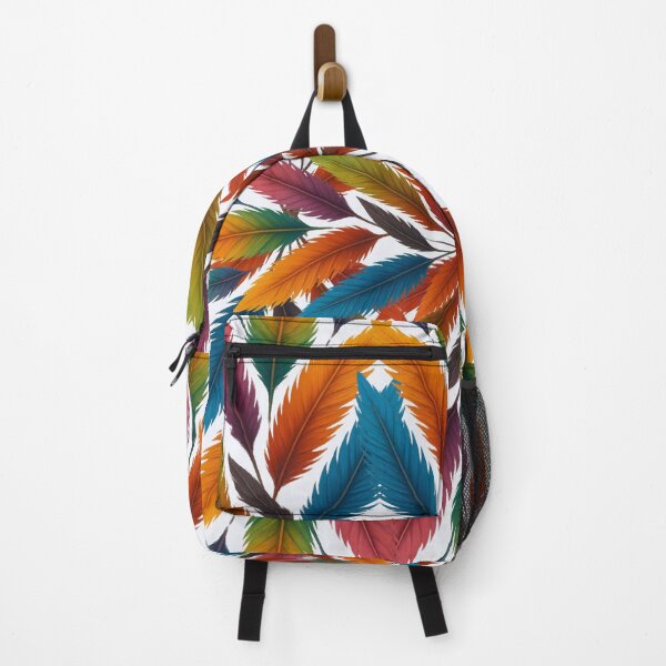 Item preview, Colorful Feather Mandala Pattern – Boho Botanical Aesthetic designed and sold by M22--.