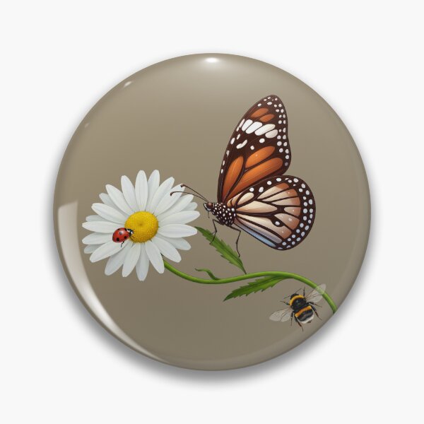 Item preview, BUTTERFLIES, LADYBUGS, DAISY, BEES, FLOWERS, NATURE, FLORAL designed and sold by classic car craze.