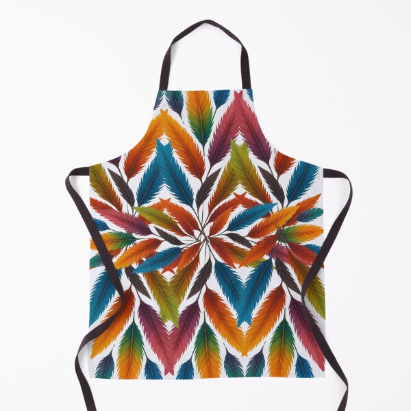 Item preview, Colorful Feather Mandala Pattern – Boho Botanical Aesthetic designed and sold by M22--.